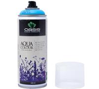 Flowerbox Oasis Aqua Colour Spray Spray Ocean Blue 400 ml Peinture en spray satiné mat pour l'extérieur et l'intérieur