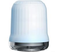 Floweringbeter Anti-peluches rechargeable sans fil avec 6 lames en acier inoxydable pour maintenir l'apparence de la laine, de l'acrylique et des tissus à base de coton (bleu)
