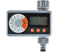 Floweringbeter Minuteur d'arrosage avec capteur de pluie pour jardin extérieur avec 9 programmes d'arrosage personnalisables et construction étanche pour une utilisation fiable