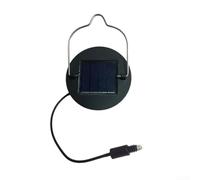 Floweringbeter Panneau solaire de rechange pour projets de lanterne solaire à monter soi-même, accessoires de suspension avec panneau rechargeable 2 V 100 mA (spirale)