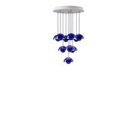 Flowerpot VP10 Lustre 10 Pcs Ø53 Bleu Cobalt