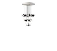 Flowerpot VP10 Lustre 10 Pcs Ø53 Chrome