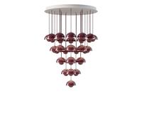 Flowerpot VP10 Lustre 31 Pcs Ø89 Prune Foncé