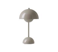 Flowerpot VP9 Portable Lampe à batterie / Lampe de table avec USB AndTradition Gris beige - 5705385022115