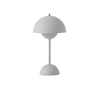 Flowerpot VP9 Portable Lampe à batterie / Lampe de table avec USB AndTradition Gris clair mat - 5705385022122