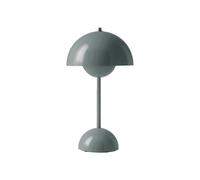 Flowerpot VP9 Portable Lampe à batterie / Lampe de table avec USB AndTradition Stone blue - 5705385024423