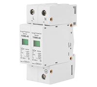 Fluctuations De Tension 1 Pièces,Protecteur De Surtension Domestique Fiable 220 V, Parafoudre Basse Tension, Dispositif De Parafoudre Basse Tension Fiable Pour une Sécurité électrique Améliorée