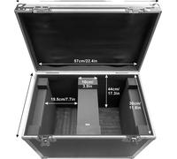 Flugcase, Pour les lumières Moving Head, Durable et adaptable, Noir