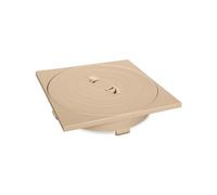 FLUIDRA Skimmers pour piscines de la Marque Modèle Couvercle Skimmer Circulaire 17,5 l Cadre carré Beige