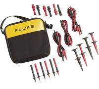 Fluke 700TLK Set de cordons de mesure de sécurité Banane mâle 4 mm, pointe de test, pince crocodile, pinces crocodile Banane mâle 4 mm, femelle 4 mm rouge,