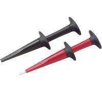 Fluke AC280 Jeu de pinces crocodiles de sécurité femelle 4 mm CAT IV 600 V, CAT III 1000 V rouge, noir