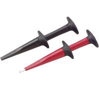 Fluke AC280 Jeu de pinces crocodiles de sécurité femelle 4 mm CAT IV 600 V, CAT III 1000 V rouge, noir