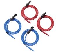 Fluke FLK-TL1000-MC4 Set de cordons de mesure MC mâle rouge, noir 1 set