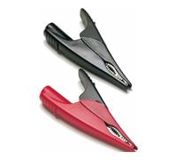 Fluke AC285 Jeu de pinces crocodiles de sécurité femelle 4 mm CAT IV 600 V, CAT III 1000 V rouge, noir