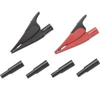 Fluke Kit de pinces de sécurité Connecteur 4 mm CAT III 1000 V, CAT IV 600 V Noir, rouge AC285-FTP (4073928)