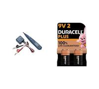 FLUKE networks Kit Générateur de tonalité et Sonde 26000900 Pro3000 Bleu One Size & Duracell - Piles 9V Plus, paquet de 2