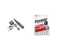 FLUKE networks Kit Générateur de tonalité et Sonde 26000900 Pro3000 Bleu One Size & Energizer Pile 9V, Energizer Max, Lot de 3 piles