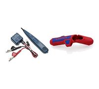 FLUKE networks Kit Générateur de tonalité et Sonde 26000900 Pro3000 Bleu One Size & KNIPEX ErgoStrip Outil universel à dégainer (135 mm) 16 95 01 SB