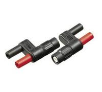 Fluke PM9082 Adaptateur de mesure BNC mâle - femelle 4 mm noir