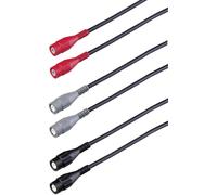 Fluke PM9091 Set de cordons de mesure BNC 1.50 m rouge, noir, gris