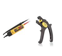 Fluke T90 Testeurs de Tension et de Continuité T90/T110/T130/T150 & Jokari T20050 Pince a dénuder automatique, Noir