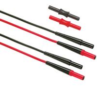 Fluke TL221 Set de cordons de mesure de sécurité Banane mâle 4 mm Banane mâle 4 mm 1.50 m noir, rouge 1 pc(s)