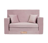 Flumi canapé enfant convertible en mousse, canapé-lit avec housse amovible lavable