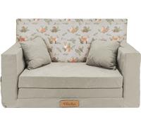 Flumi Canapé enfant pliable en mousse avec housse amovible – Sofa convertible pour chambre ou salle de jeux