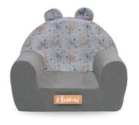 Flumi Fauteuil en mousse pour enfant – Siège confortable 56x42 cm pour chambre ou salle de jeux