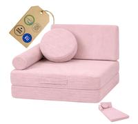 Flumi Fauteuil Enfant Convertible en Mousse – Canapé Enfant Modulable, Lavable, dès 1 an
