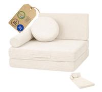 Flumi Fauteuil Enfant Convertible en Mousse – Canapé Enfant Modulable, Lavable, dès 1 an