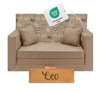 Flumi Canapé enfant pliable en mousse avec housse amovible – Sofa convertible pour chambre ou salle de jeux