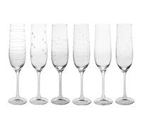 Flûte à Champagne Cristallin, 19 cl, Lot de 6