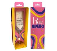 FLUTE À CHAMPAGNE GIRLY APÉRO 19CL Rose, Fuchsia