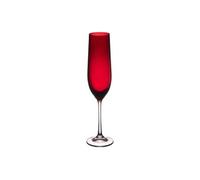 Flûte rouge Santa 19 cl (lot de 6) - - Rouge - Verre Cristallin