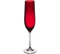 Flûte rouge Santa 19 cl (lot de 6) - Table Passion - Rouge - Verre Cristallin Rouge G