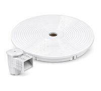 FLUVIA Couvercle circulaire universel pour skimmer avec accessoires montage rapide Blanc 21,4 x 18,6 x 2 cm Universel Couvercle supérieur pour skimmer piscines hôtels Compatible avec Astral Pool