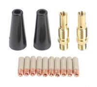 Flux Core Kit d'accessoires de soudage sans gaz 14 pièces 0,9 mm avec revêtement anti-adhésif pour modèles Lincoln Weld Pak 100HD