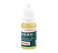 Flux liquide portable avec 10 ml/bouteille pour tôle d'aluminium pure, liquide de soudure No Clean pour cuivre et acier inoxydable Pâte à souder pour piles