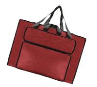 Fluxioxtna Petit sac de transport pour planche à dessin, étui de rangement pour artiste, dessin, affiche, croquis, peinture d'artiste, Rouge, Taille unique