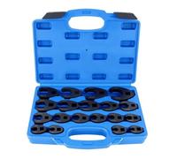 Flydida Lot de 19 clés à pied de robinet, pied d'oie e conduite, couple 1/2", 3/8", entraînement carré extérieur 8-32 mm