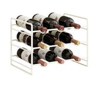 FLYIODFCXV casier à Bouteilles, Conception à 3 Couches, Aucun Assemblage requis, Minimaliste Moderne, utilisé dans Les Cuisines, Restaurants et Bars(White)