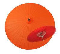 FLYIODFCXV Parasol de Plage, Parasol de Jardin en Bambou Vintage 2M