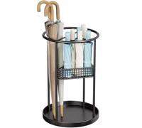 FLYIODFCXV porte-parapluies, Panier parapluie artistique en fer sur pied for Restaurant(Black)