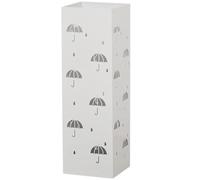 FLYIODFCXV porte-parapluies, Seau de stockage parapluie d'hôtel, centre commercial fer(White)
