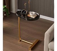 FLYIODFCXV Table d'appoint, Petite Table d'appoint for canapé et lit, Ordinateur Portable rétro, Salon Chambre à Coucher, Style Industriel
