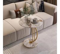 FLYIODFCXV Table d'appoint, Petite Table Ronde Martini, de Chevet d'angle, Petite d'appoint for canapé, Chambre à Coucher