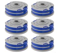 Flymo Bobine de fil en nylon de 1,65 mm pour Contour 700 pour revolution 2500 Speedi Trim Auto Feed 4 unités (6 pièces)