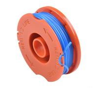 Flymo Bobine de rechange pour tondeuse Mini Trim Multi Trim 200 250 300, recharge de tête de tondeuse à gazon compatible avec OEM 5137651-90 FLY020, pièces de cartouche en plastique orange bleu (1
