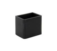 Flyshop Capuchons de Chaise Rectangulaires, Noir, 20 x 30 mm, Lot de 4 | Silicone Durable